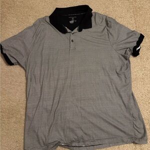 Polo Shirt in Black and Gray